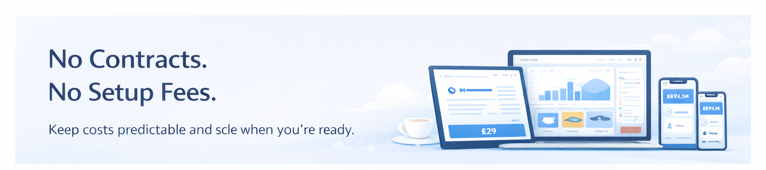 No Contracts No Setup Fees - Web2ePOS